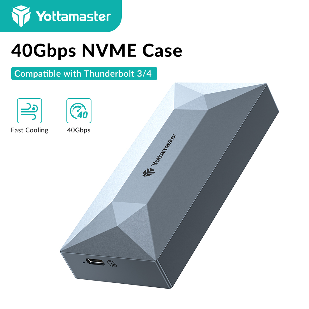 Thunderbolt 4 External Ssd 4Tb - Boîtier SSD NVMe Yottamaster 40 Gbps