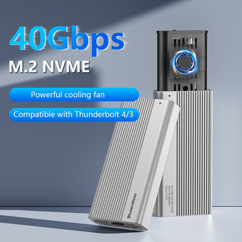 Usb4 40Gbps External Ssd 8Tb - Boîtier portable USB4 M.2 NVMe SSD