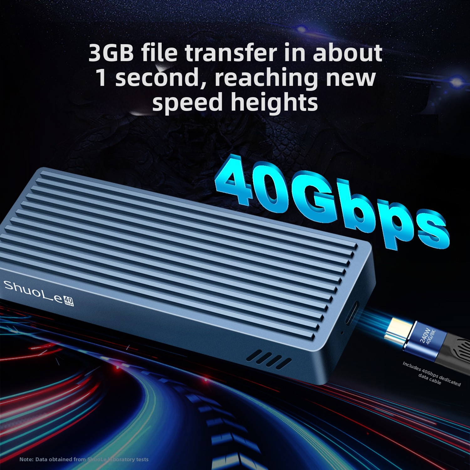 Boîtier de disque SSD USB 4.0  - Usb4 40Gbps External Ssd 8Tb avis et prix