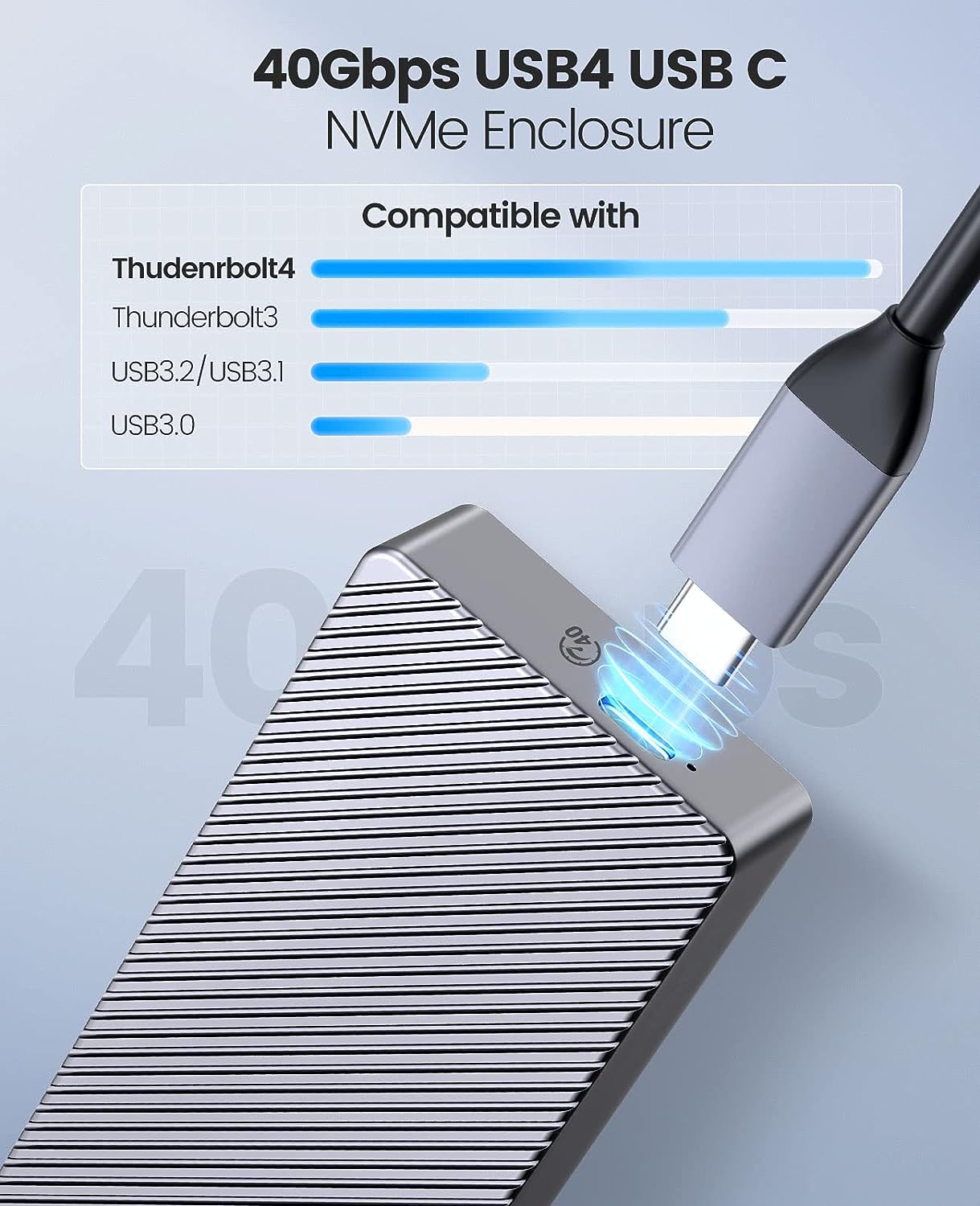 ORICO 40Gbps M.2 NVMe SSD boît - Thunderbolt 4 External Ssd 4Tb avis et prix
