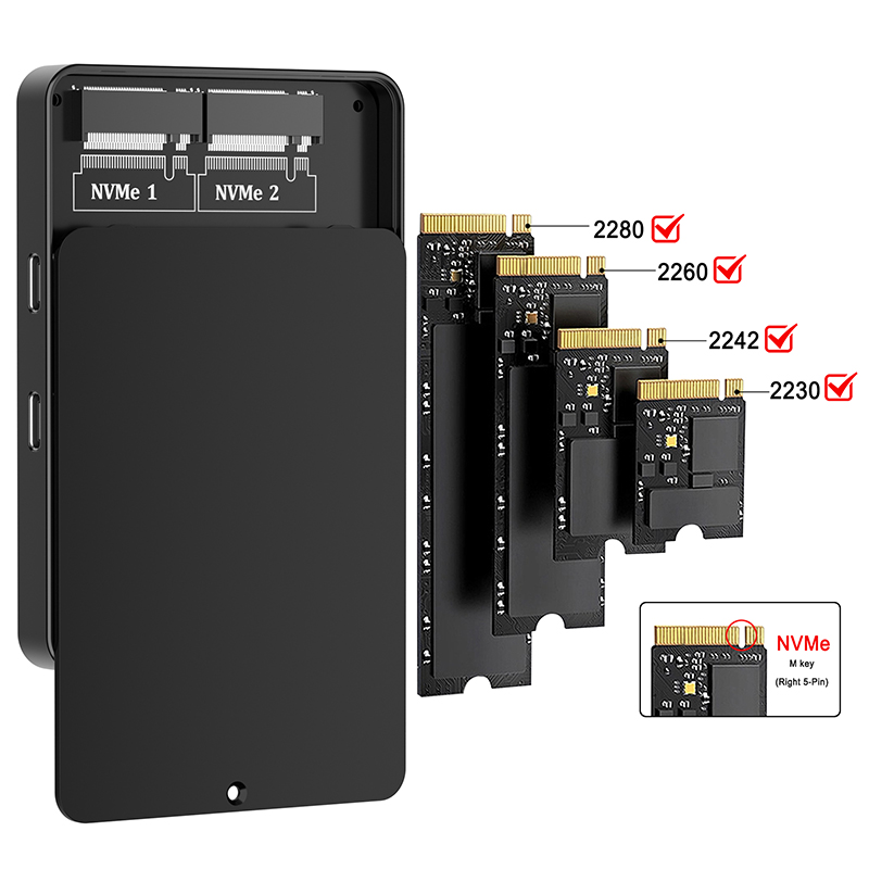Station d'accueil double baies - 8Tb M2 Nvme Ssd avis et prix