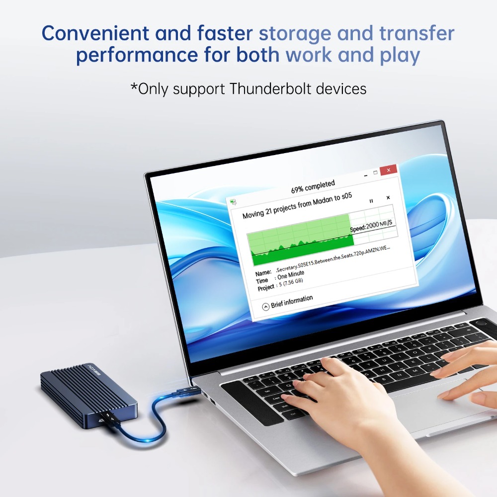 Boîtier SSD ACASIS 40Gbps M.2  - 8Tb M2 Nvme Ssd avis et prix