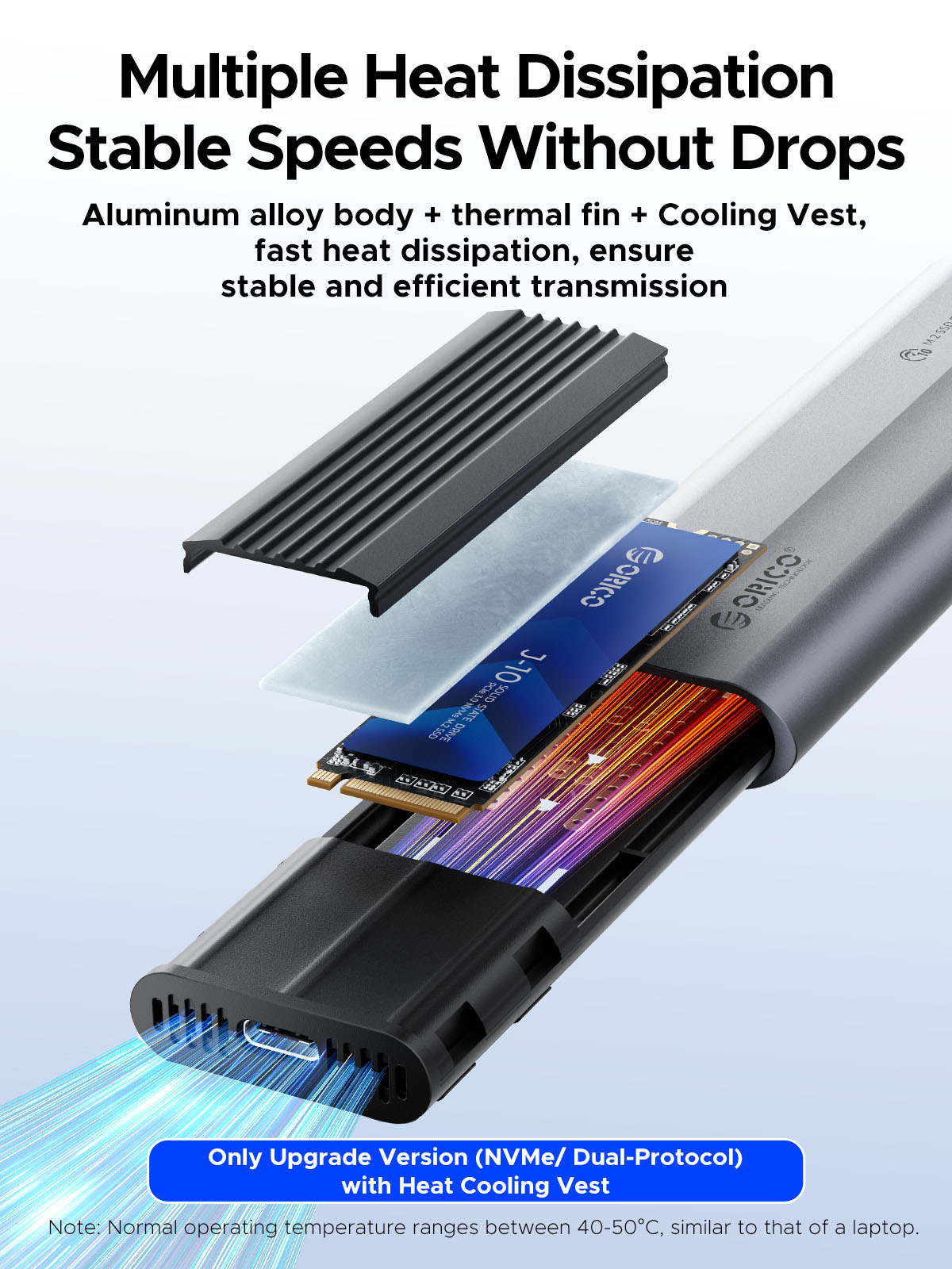 Boîtier SSD ORICO M2, adaptate - 8Tb M2 Nvme Ssd avis et prix