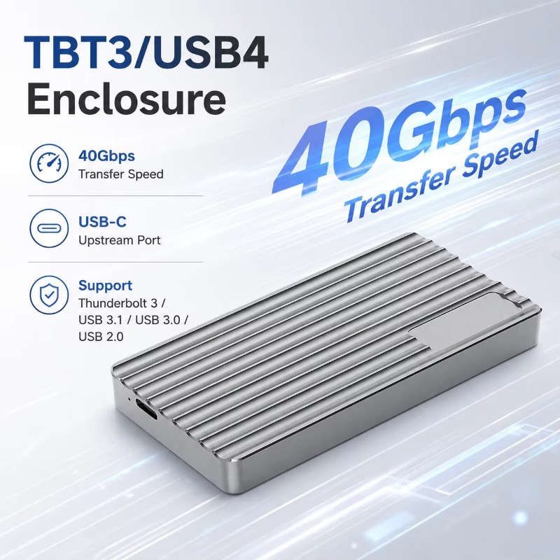 Boîtier externe portable en al - Usb4 40Gbps External Ssd 8Tb avis et prix