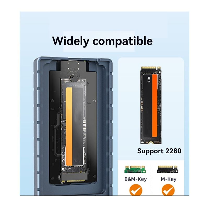 Boîtier externe en aluminium M - Usb4 40Gbps External Ssd 8Tb avis et prix